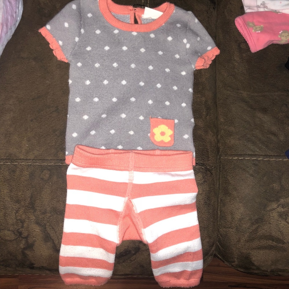 Shirt with pants for baby girl. VERY SOFT!!